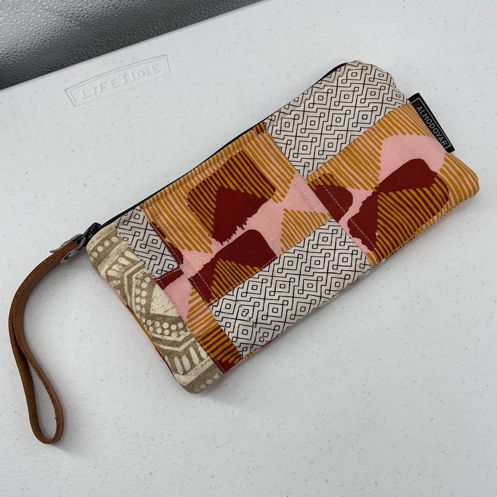 Jalmodovar patchwork wristlet wallet